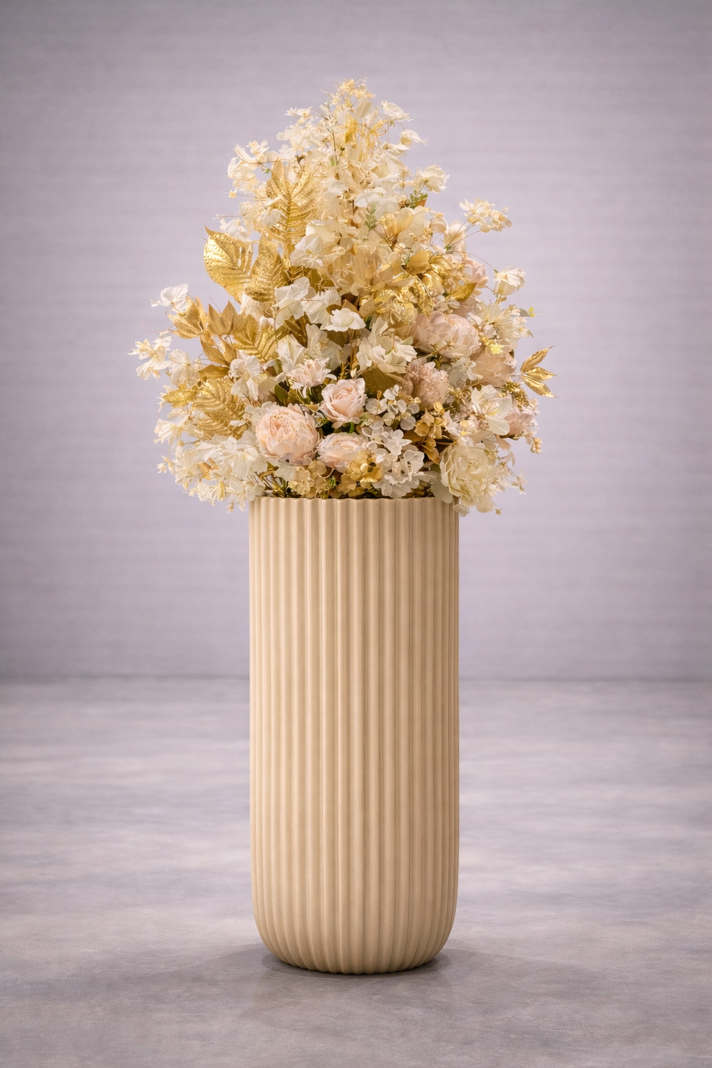 OM374-90 Gouden Mix bloem Goud & Crème