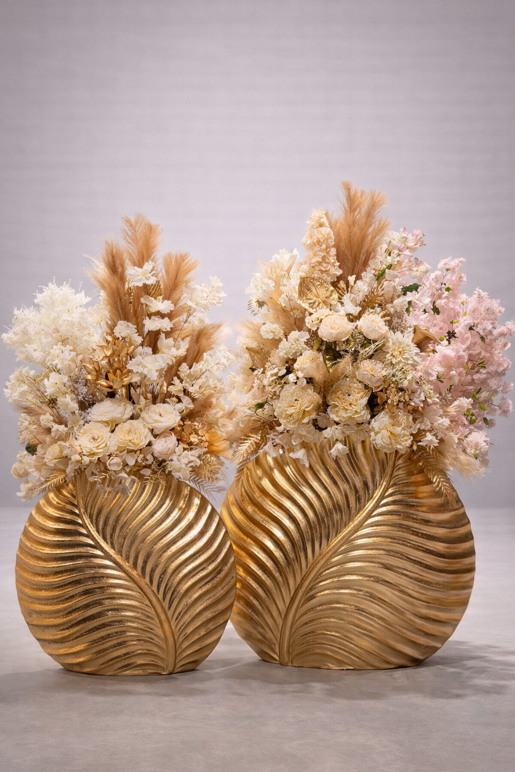 375 Gouden Mix bloem Wit & Crème & Roze