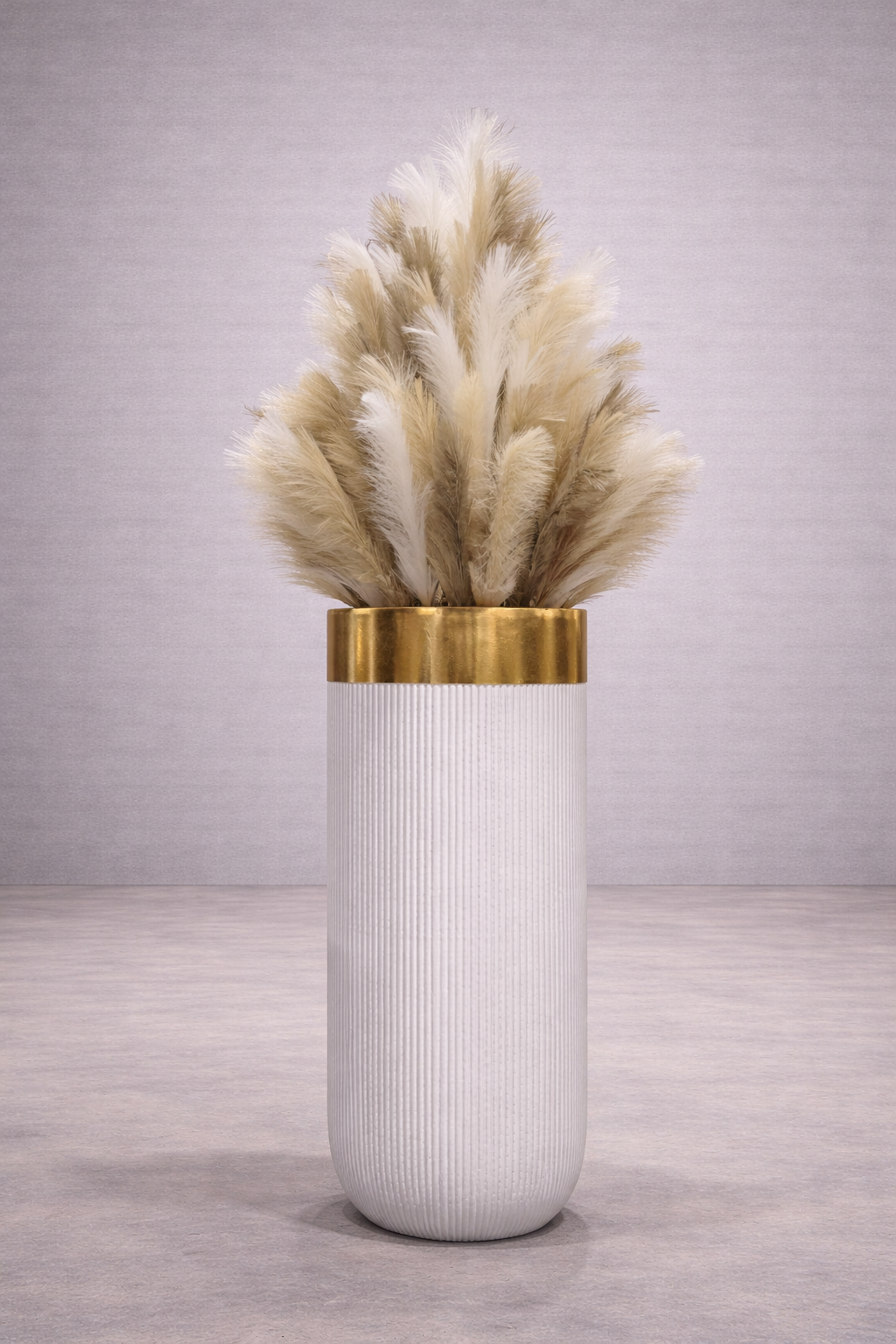 OM422-90 Wit Pampa Beige & Wit