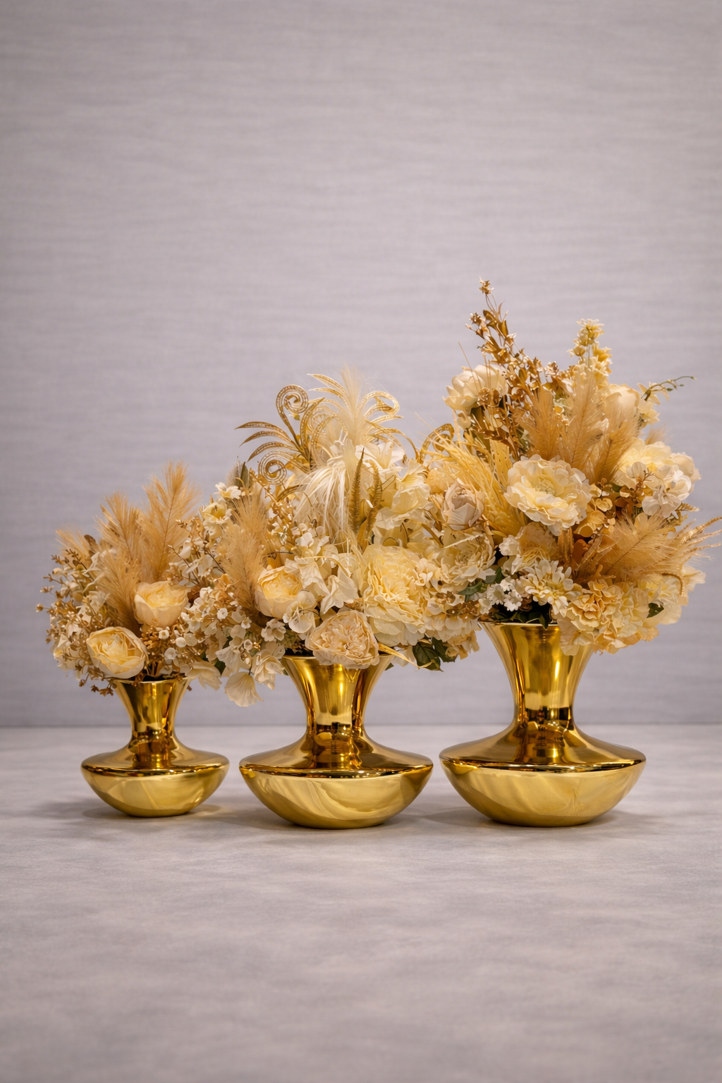 455 | 455-1 | 455-2 Goud Mix bloem Goud & Beige