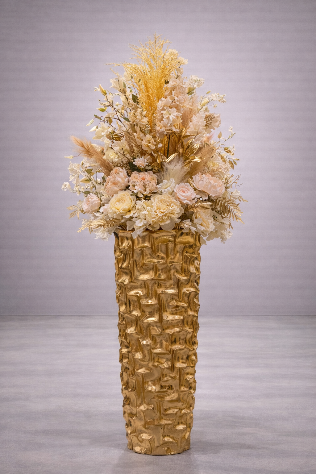 OM457-90 Gouden Mix bloem Goud & Crème